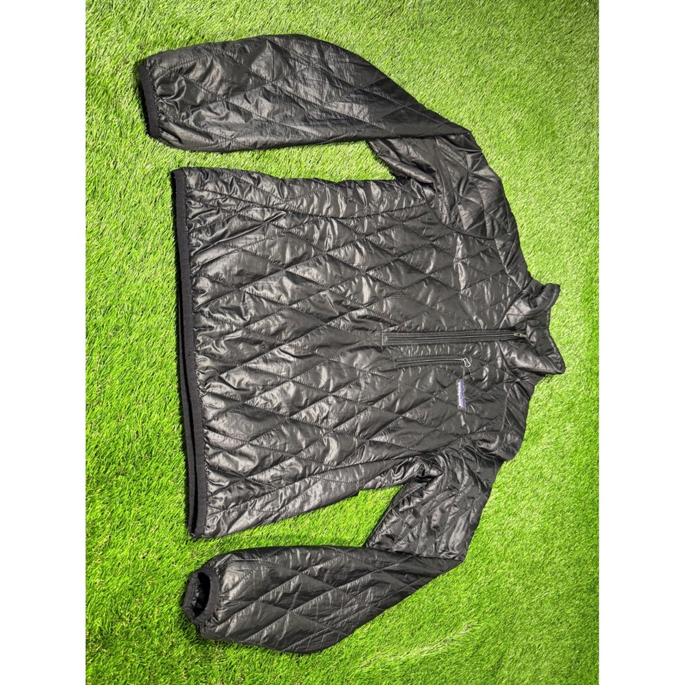 Patagonia Nano Puff Quarter Zip Pullover Jacket Black Lightweight Women's XS